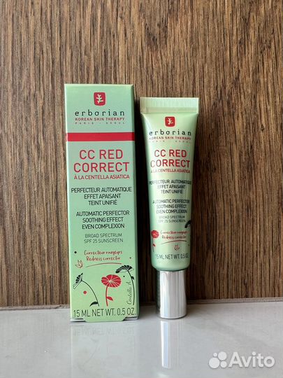 Erborian CC Red Correct SPF 25 крем 15 мл