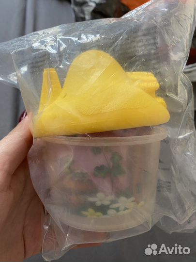 Игрушка макдональдс хэппи мил Домик смурфика