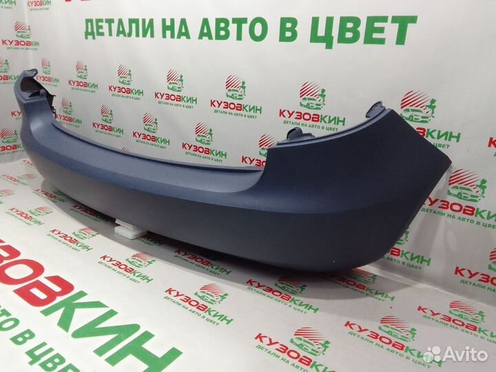 Бампер задний skoda fabia 2007-2015 HBK под окрас