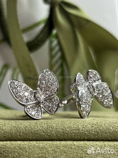 Кольцо Van Cleef & Arpels Two Butterfly в наличии