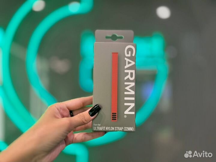 Ремешок UltraFit Nylon Straps 22mm Flame Red