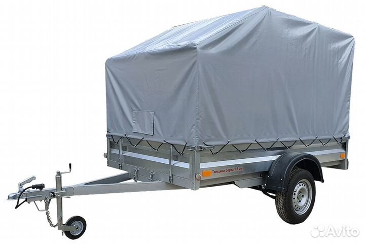 Прицеп легковой Спутник 2,6х1,5 метра.Оцинкованный