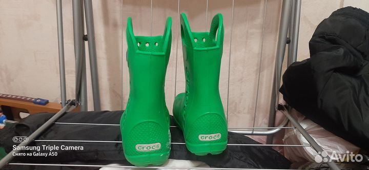 Резиновые сапоги crocs c 10