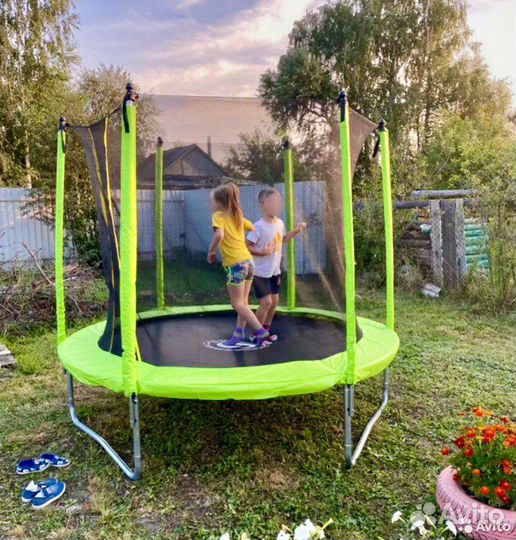 Батут с сеткой Детям и для Взрослых