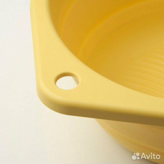 Таз IKEA pepprig желтый