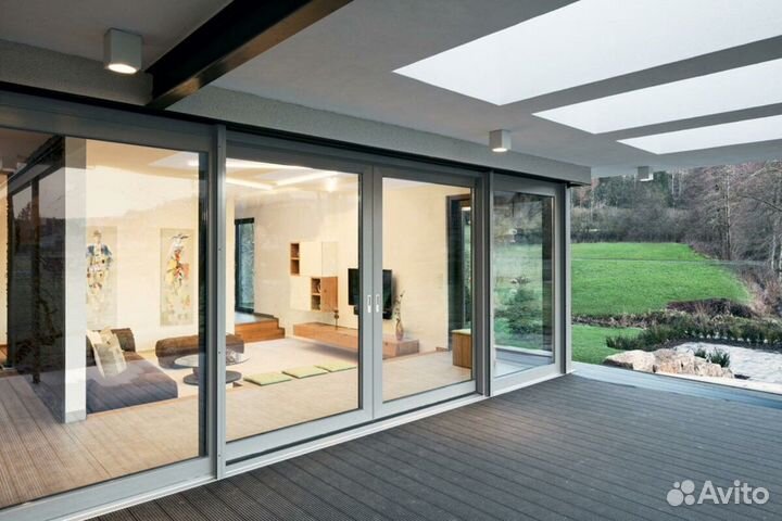 Раздвижные алюминиевые окна