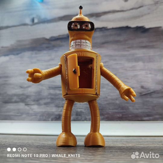 Робот Бендер Футурама игрушка антистресс 3д 3d