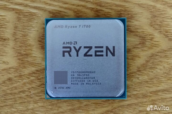 Процессор amd ryzen 7 1700x