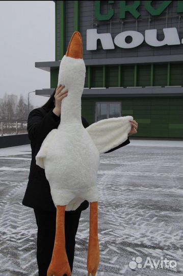 Мягкий гусь 160см игрушка