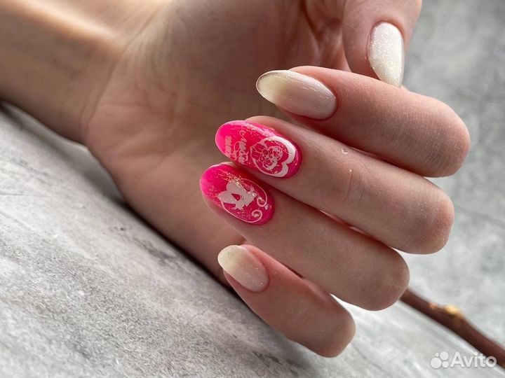 Наращивание ногтей акрил