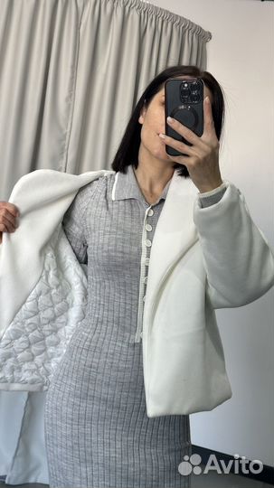 Платье трикотажное женское длинное