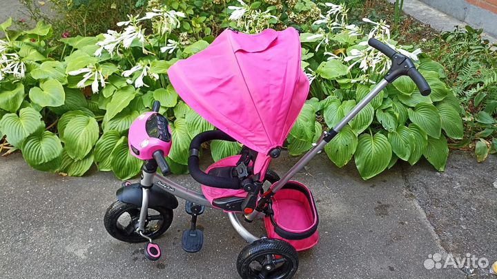 Велосипед коляска с ручкой