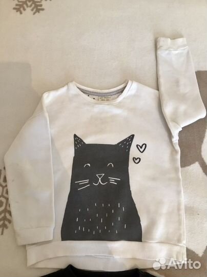 Кофта теплая для девочки Zara 110