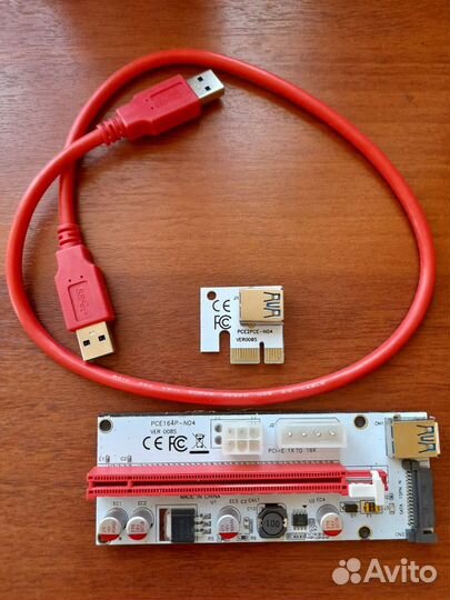 Райзер pci-e с доп питанием