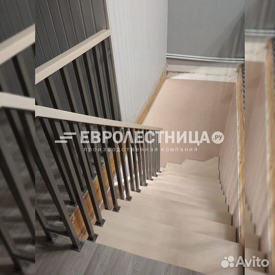 Лестница на металлокаркасе