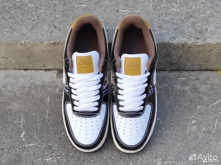 Кеды кожаные Nike air force, x Louis Vuitton