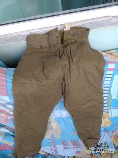 Зимние ватные штаны