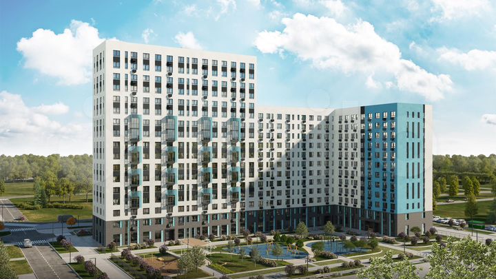 Квартира-студия, 22,2 м², 16/17 эт.