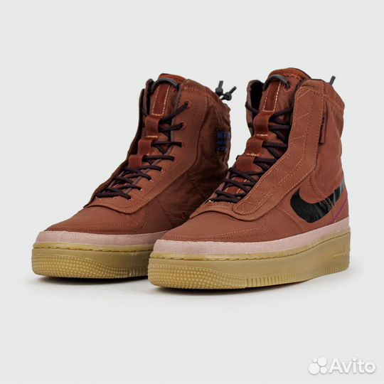 Кроссовки Nike Air Force 1 Shell Brown