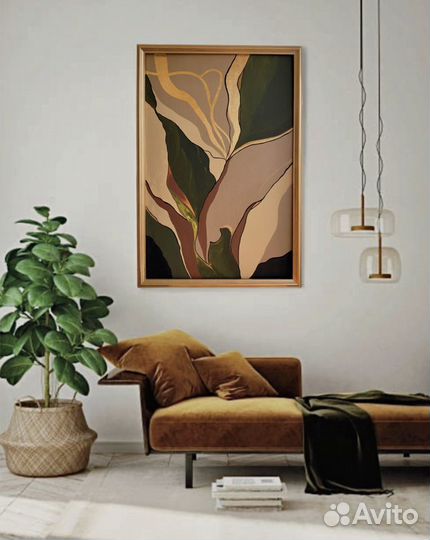 Интерьерная картина абстракция