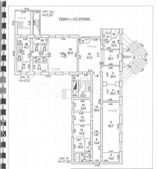 Бизнес-центр на пл. Советская, 1414.7 м²