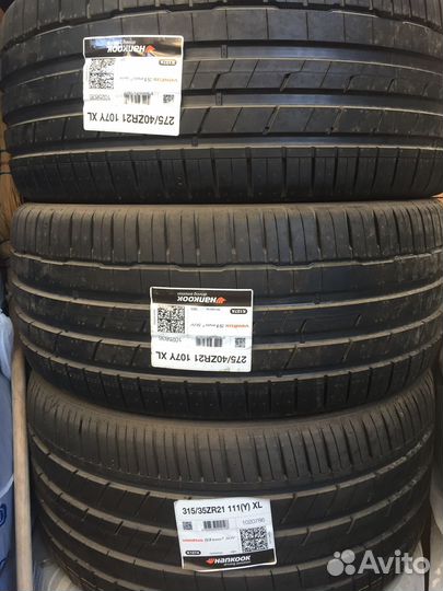 Hankook Ventus S1 Evo3 SUV K127A 275/40 R21 и 315/35 R21 112Y