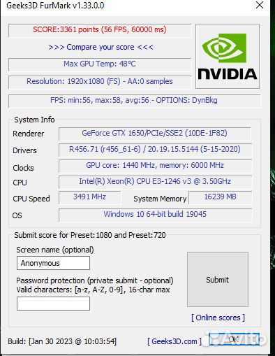 Видеокарта Colorful GeForce GTX 1650 4 гб gddr6