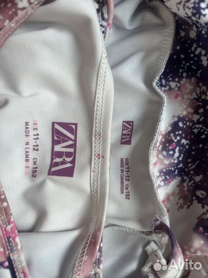 Спортивный топ и леггинсы zara,р-р 152