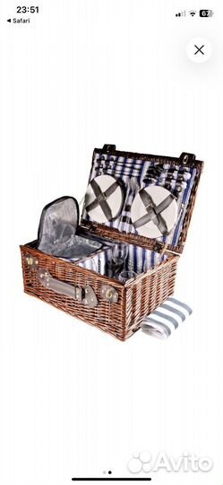 Набор для пикника в чемодане