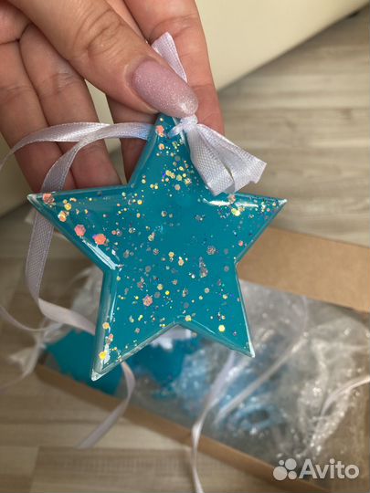 Набор из 4 елочных игрушек