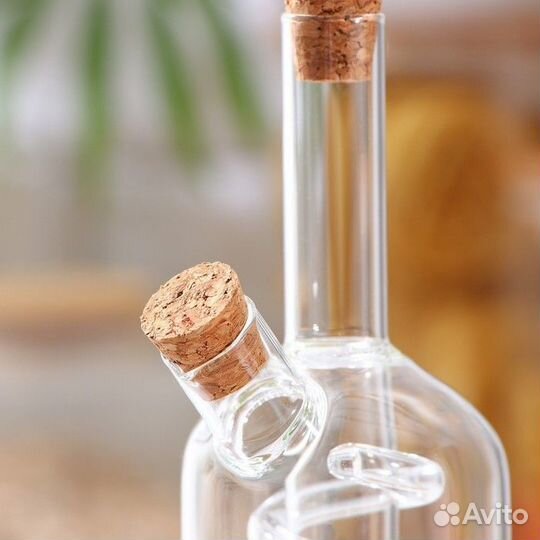 Бутыль стеклянная для соусов и масла 2 в 1 'Фьюжн