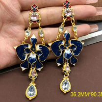 Серьги винтаж барокко Oscar de la Renta