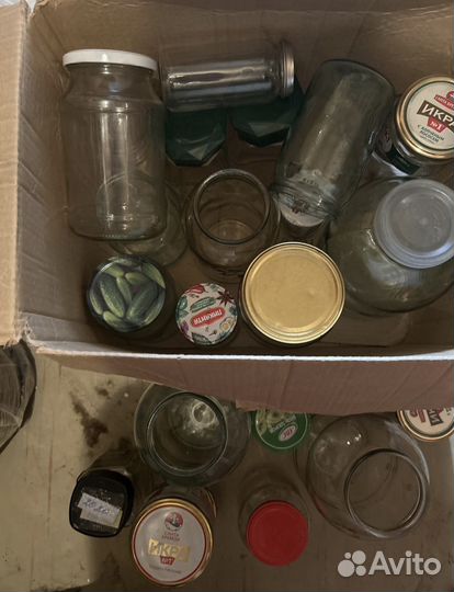 Банки стеклянная