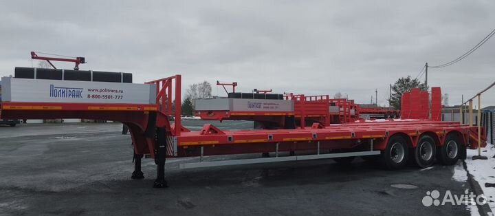 Полуприцеп трал (тяжеловоз) Политранс ТСП 94163, 2023