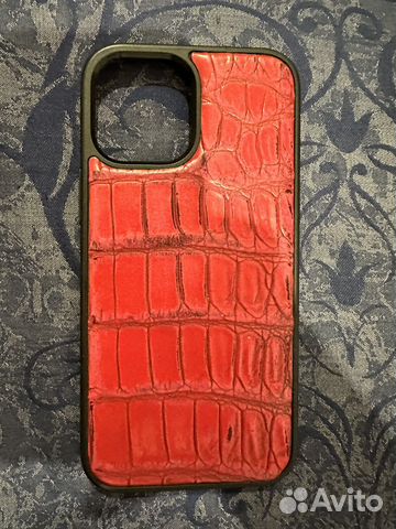 Чехол из кожи крокодила на iPhone 12 pro max