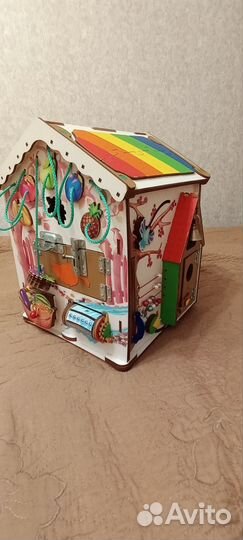 Бизиборд домик со светом