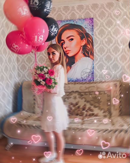 Портрет на холсте по фотографии