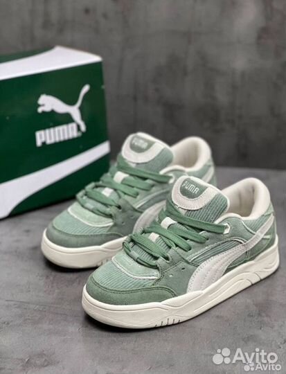 Кроссовки puma 180 зеленые