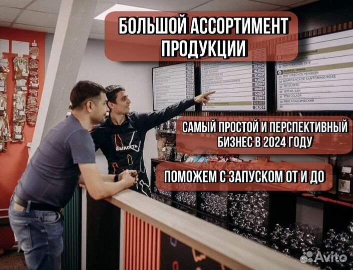 Франшиза алкомаркет 24/7. Готовый бизнес