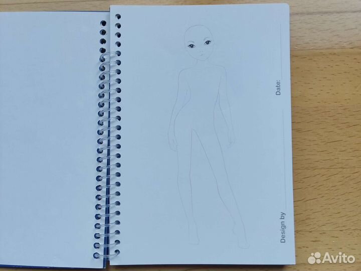 Блокнот раскраска для девочек