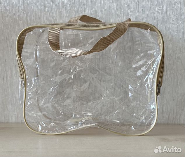 Прозрачная сумка в роддом