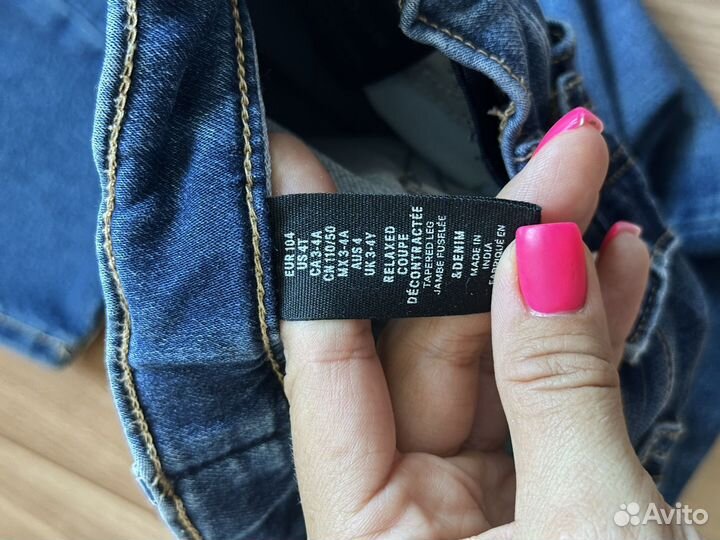 Джинсы детские h&m