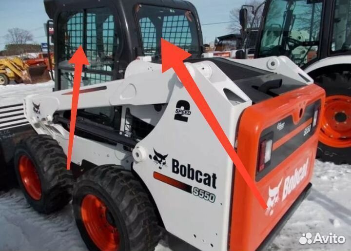 Стекло лобовое для Bobcat s 175/250/330