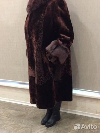 Шуба мутоновая 54 размер