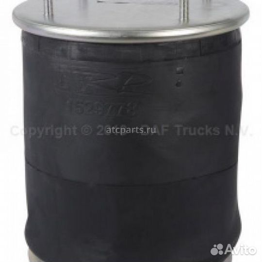 Пневмоподушка 4156 NP07 в сборе 1шп.-M12 + 1шп.-шт