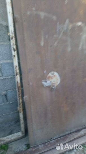 Ворота гаражные металлические бу