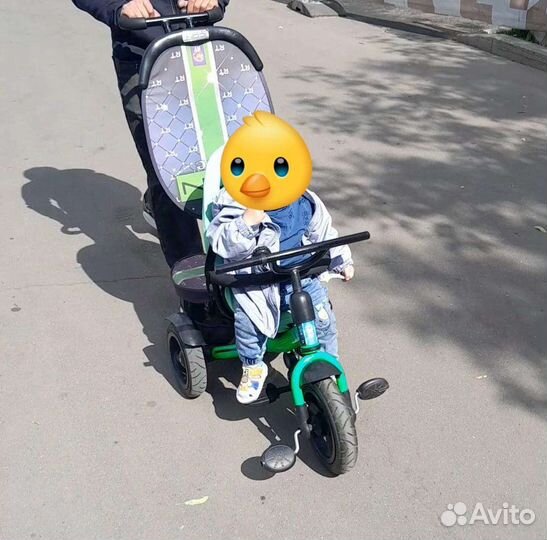 Детский трехколесный велосипед бу