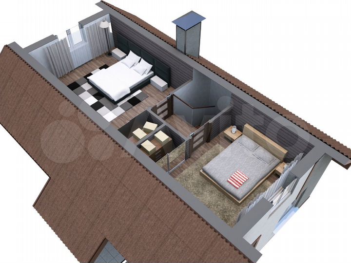 Дом 98 м² на участке 6,5 сот.