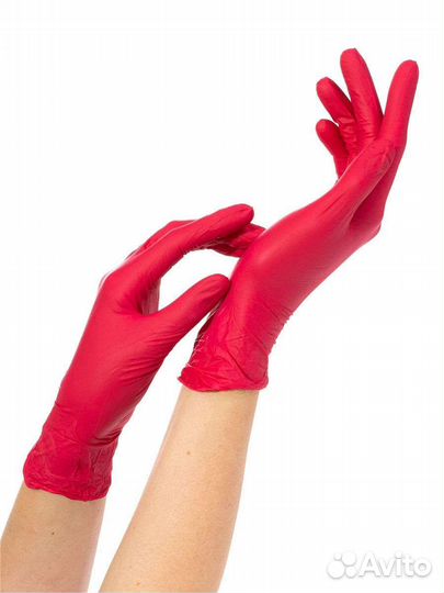 Перчатки нитриловые