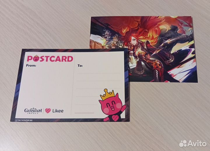 Карточка Genshin impact Likee